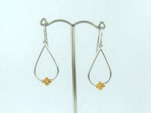 Load image into Gallery viewer, 18ct Yellow Gold, Sterling Silver, Citrine Earrings 1
